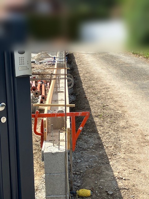 Travaux d'aménagement extérieur
